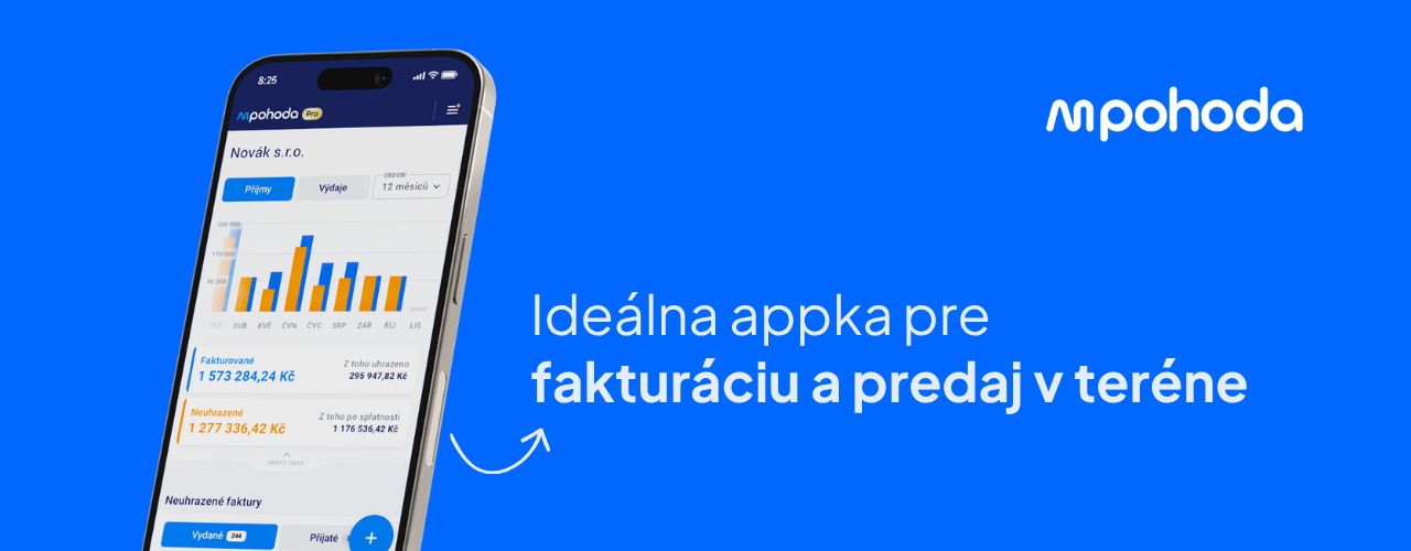 V mPohode vystavíš faktúru i v teréne.