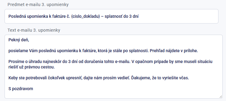 Tretia upomienka je posledná výzva pred tým, ako začneš so zákazníkom vymýšľať nový postup